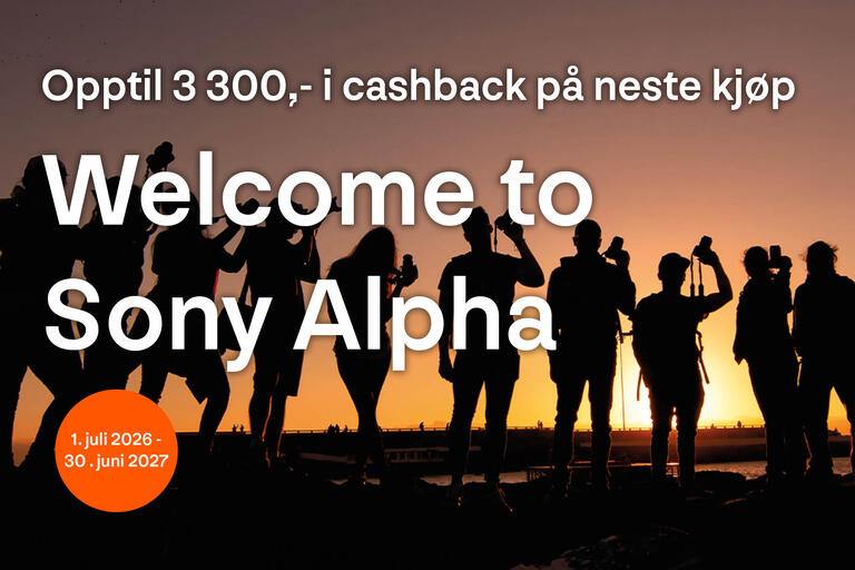 Welcome to Sony Alpha